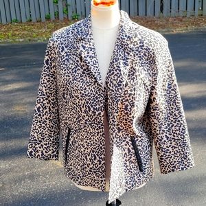 Dressbarn Leopard Jacket